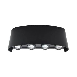 Lámpara LED para pared de led telecopica negra 8L 16W