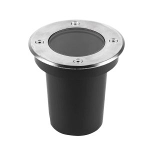 Lámpara empotrable para pisoacero inoxidable