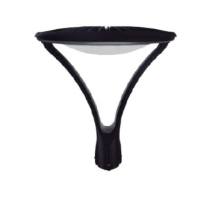 Punta de poste LED negro