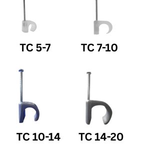 Grapa redonda para cable Thorsman