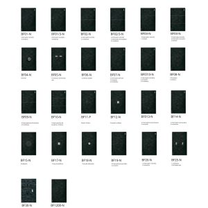 Placas, interruptores y accesorios lucek línea flat color negro