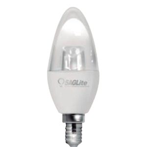 Lámpara Led flama 5w E12 luz blanca y cálida