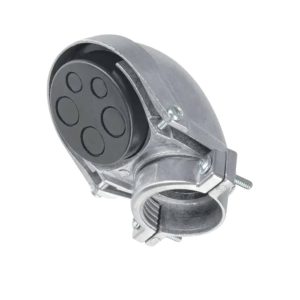 Mufa galvanizada metálica para acometida eléctrica