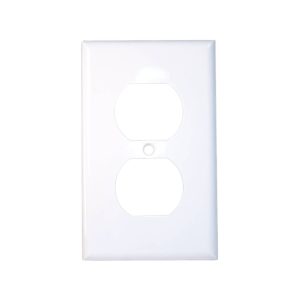 Placa para contacto dúplex color blanco Supplier