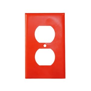 Placa para contacto dúplex color naranja Supplier