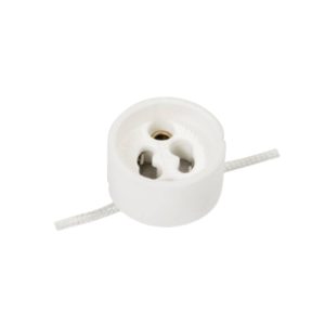 Base redonda para lámpara dicroica.GU10