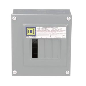 Centro de carga doméstico para interruptores enchufables