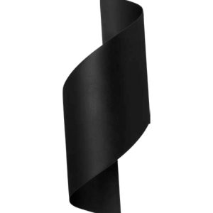 Lámpara de led para pared negra spyral 10w