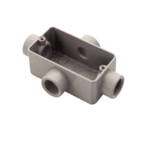 Condulet tipo X galvanizado