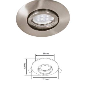 Lámpara Downlight Empotrable Dirigible satin